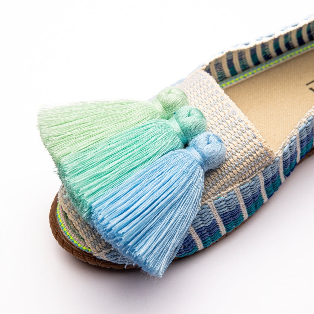Calzado sostenible de Casa de Vera, confeccionado con algodón reciclado en la colección Volare